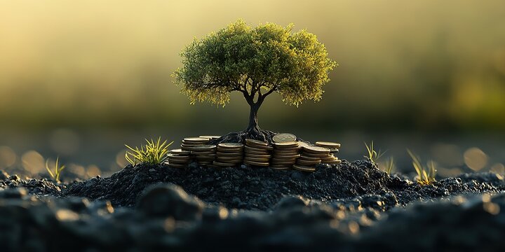 Money Tree Concept
