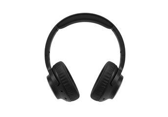 Obraz premium Wireless headphones with sleek design, perfect for music lovers, gamers, and professionals seeking quality sound experience