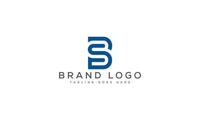 letter BS logo design vector template design for brand.