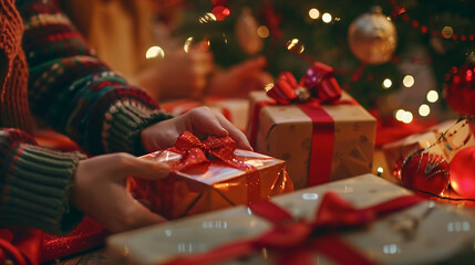 Christmas Surprise: People Revealing Gifts on Christmas Day