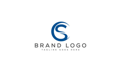 letter CS logo design vector template design for brand.