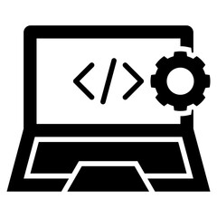 Software Development Glyph Icon