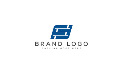 Fototapeta premium letter FF logo design vector template design for brand.