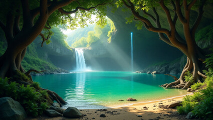 The Secret Grotto Falls