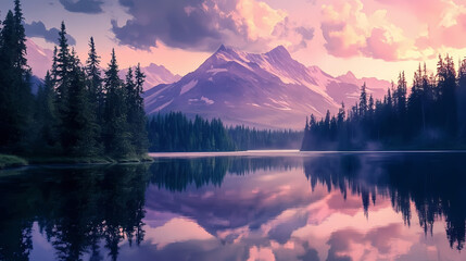 Captivating natural wonders explore majestic peaks serene lakes tranquil forests enchanting sunsets breathtaking landscapes close-up. Majestic - Mountain. Illustration