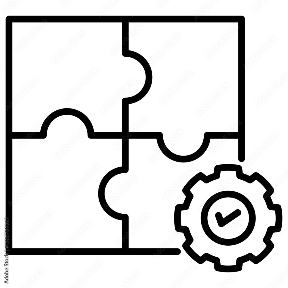Poster complementary line icon