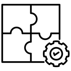 Complementary Line Icon