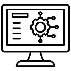 Operations Line Icon