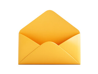 3D email icon, open envelope