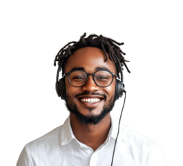 Engaging online learning experience virtual classroom portrait bright eye-level view personal development isolated on transparent background