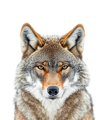 Obraz premium Candid portrait of a wolf wildlife habitat animal natural environment wild animal features isolated on transparent background