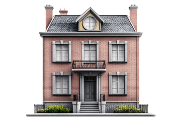 3D Victorian-era townhouse 