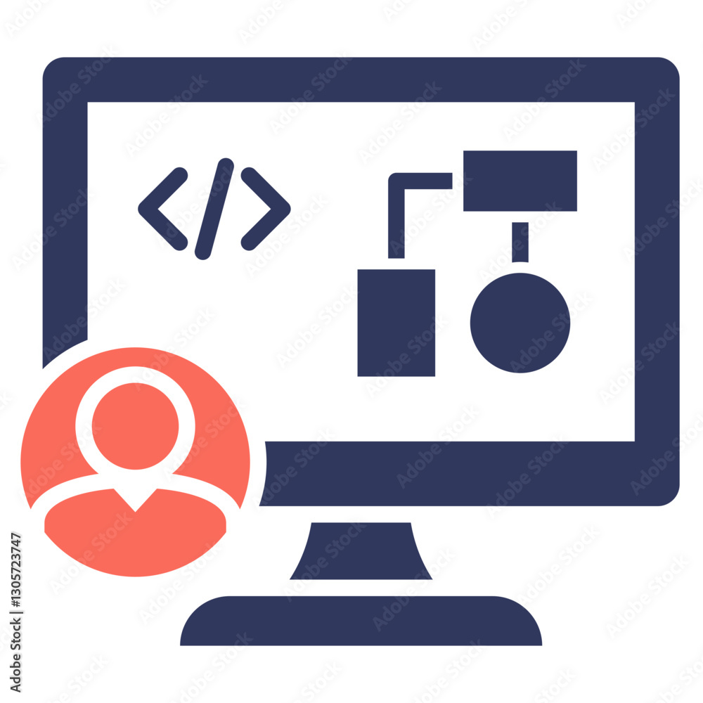 Poster Software Engineer Mixed Icon