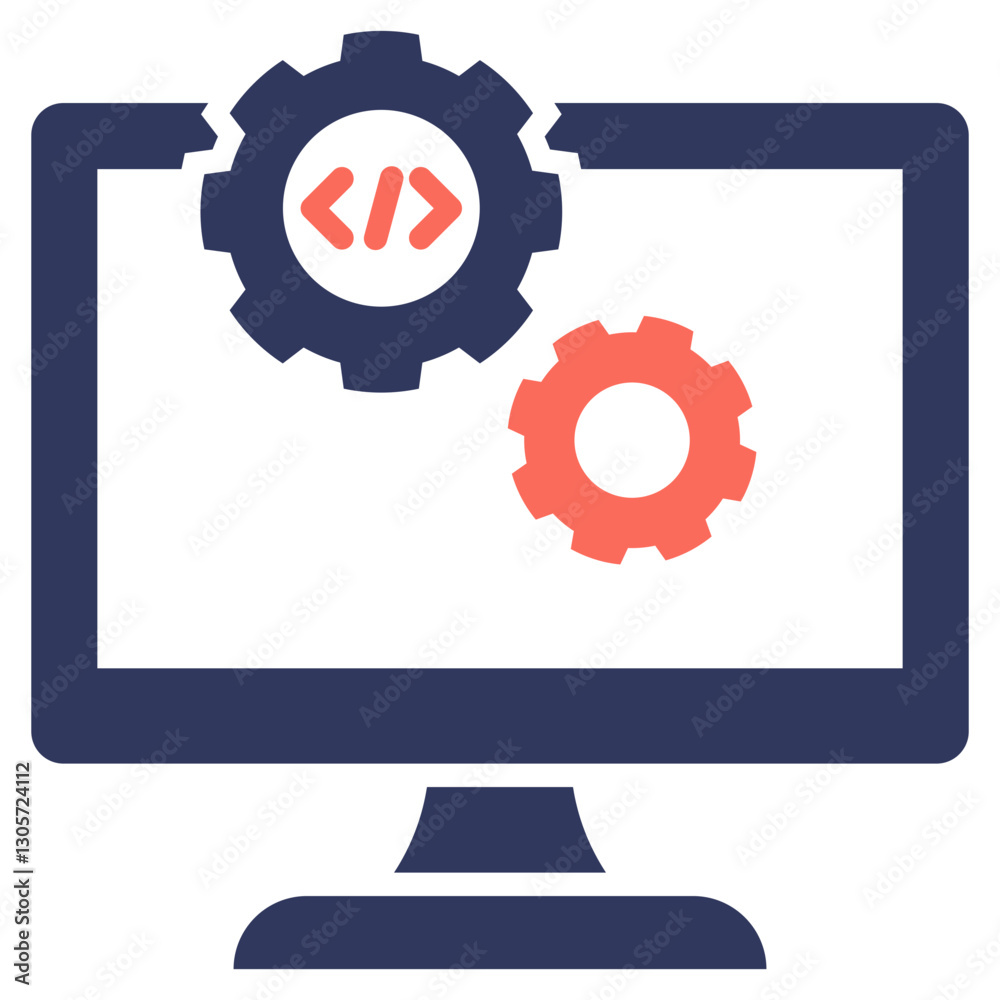 Poster Software Development Mixed Icon