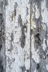Obraz premium Vintage rusty metal siding with paint chipping away, showing weathering and aging.