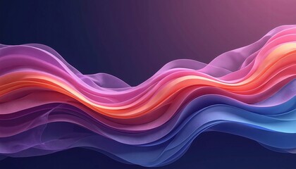 Fototapeta premium abstract colorful wave background