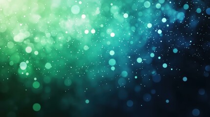 Enchanting magic background with sparkles, blending light green and blue for a whimsical feel in your design projects.