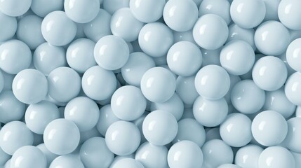 Explore a captivating abstract background featuring dynamic 3D white spheres, perfect for a modern banner design.