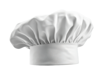 Culinary preparation action kitchen location chef hat content type professional environment top viewpoint culinary concept isolated on transparent background