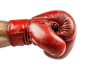 Boxing action gym sports equipment hand athleticism isolated on transparent background