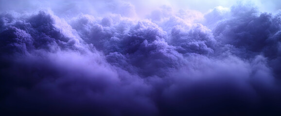 Obraz premium Dramatic Purple Cloudscape Sky