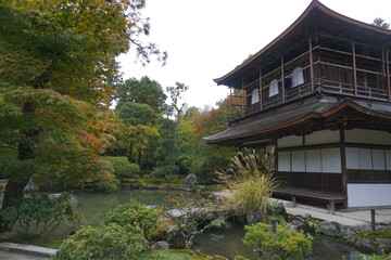 Temple in Kyoto during early fall