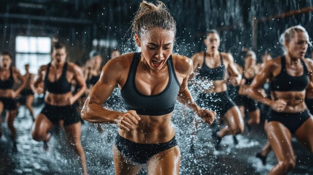 Intense Fitness: Women's Bootcamp Under Waterfall