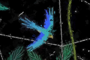 Various flowers, including roses, peonies, tulips, chrysanthemums, tigers, elephants, birds, and the beautiful scenery of the moon