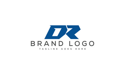 letter DR logo design vector template design for brand.