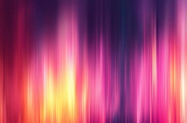 Fototapeta premium Abstract Colorful Vertical Lines with Gradient Effect in Shades of Purple, Pink, Orange, and Yellow Creating a Dreamlike Background for Creative Projects