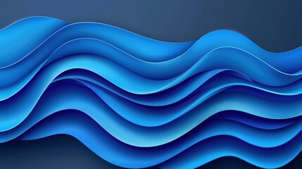 Obraz premium Eyecatching blue abstract design with a rich texture, perfect for modern layouts in need of clean copy space.