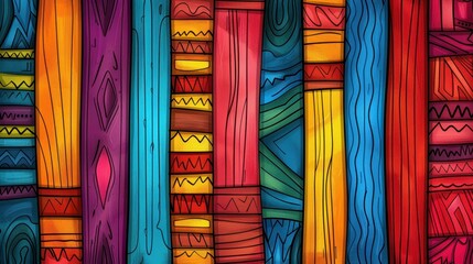 Add flair to your project with this stunning Africaninspired pattern, perfect for standout banners and chic wraps.