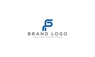letter FP logo design vector template design for brand.