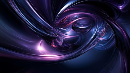 Dark maroon and indigo abstract swirls, moody and mysterious with glossy texture