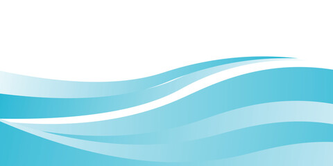 lue and white business wave banner modern background modern blue