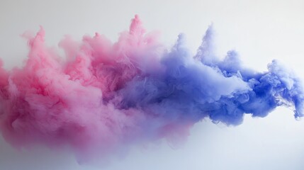 Fototapeta premium Deep navy and hot pink mist, bold and dynamic with soft cloud-like transitions
