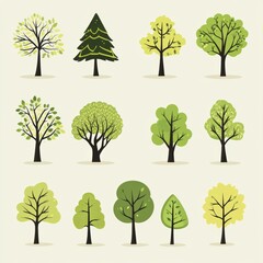 Green tree in Spring