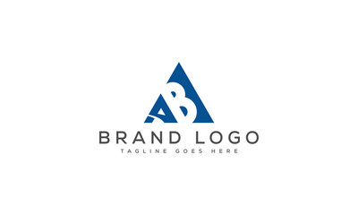 letter AB logo design vector template design for brand.