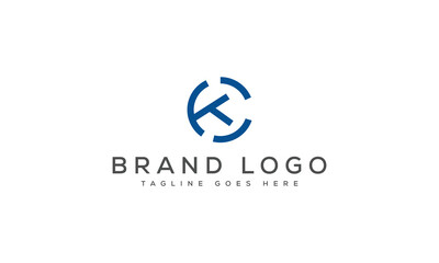 letter CK logo design vector template design for brand.