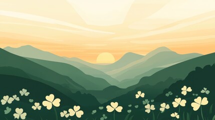 St. Patrick’s Day theme decoration.