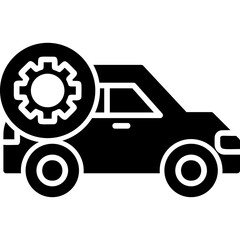 Obraz premium Car Setting Icon