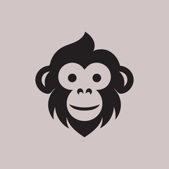 vector illustration of a monkey