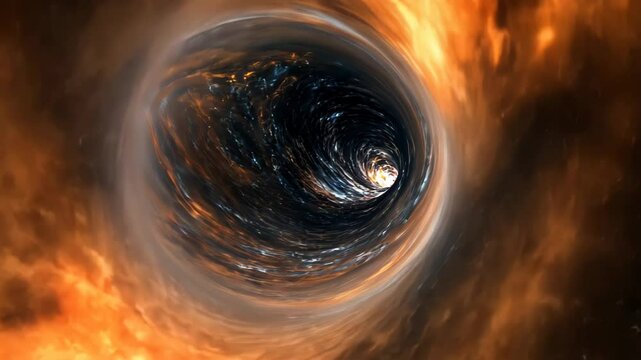 Cosmic Wormhole Vortex in Space