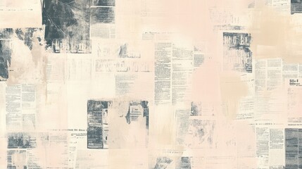 Wallpaper with pastel pink comic texture vintage aging effects and halftone dots