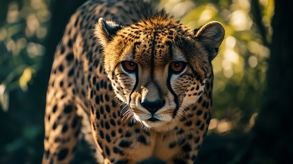 Fototapeta premium チーターの鋭い眼差し