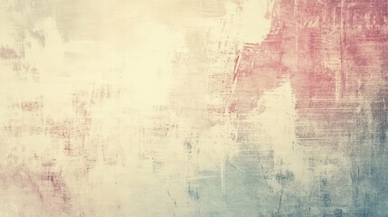 Retro backdrop with halftone patterns faded print textures and pastel color washes