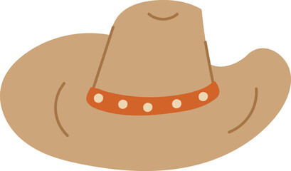 Cowboy Hat Handdrawn