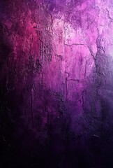 Obraz premium Abstract textured background in vibrant shades of purple and black, showcasing a blend of paint and cracks with a modern artistic flair for design purposes