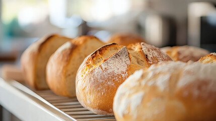 Crispy Baked Goods in Bakery