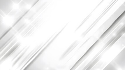Obraz premium Abstract Grey White Diagonal Lines Background, Modern Geometric Design, Shiny Light Effect